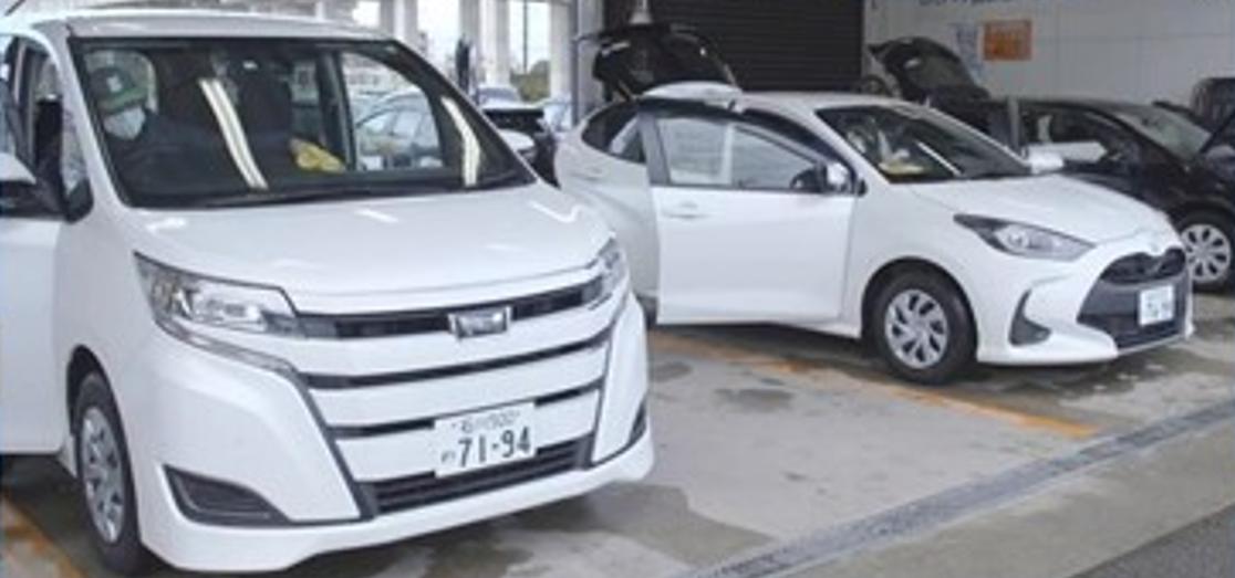 車両センター　洗車場風景